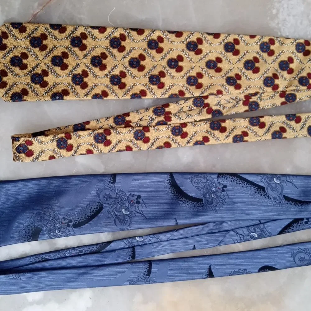 2 Walt Disney Mickey Mouse Neckties